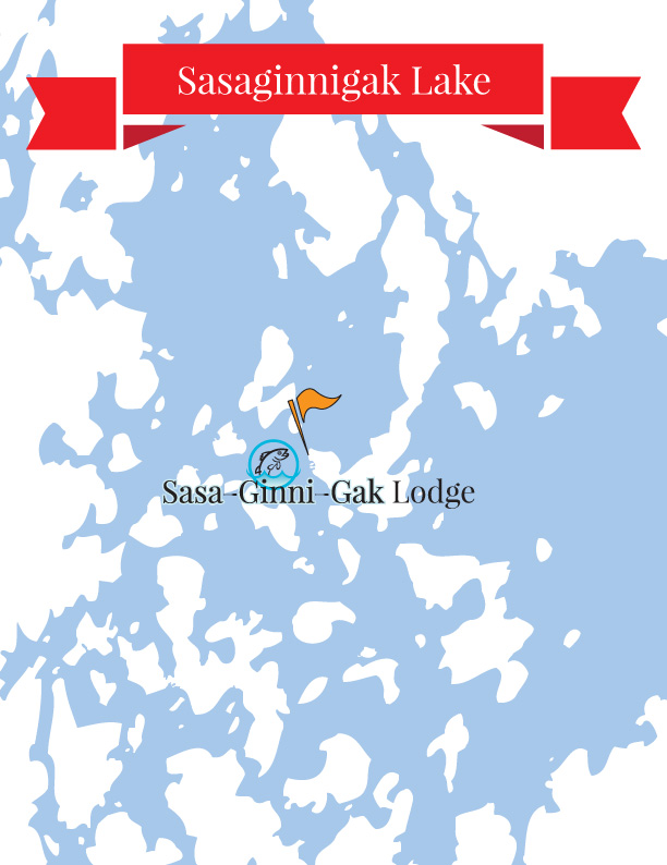 Sasaginnigak Lake Map